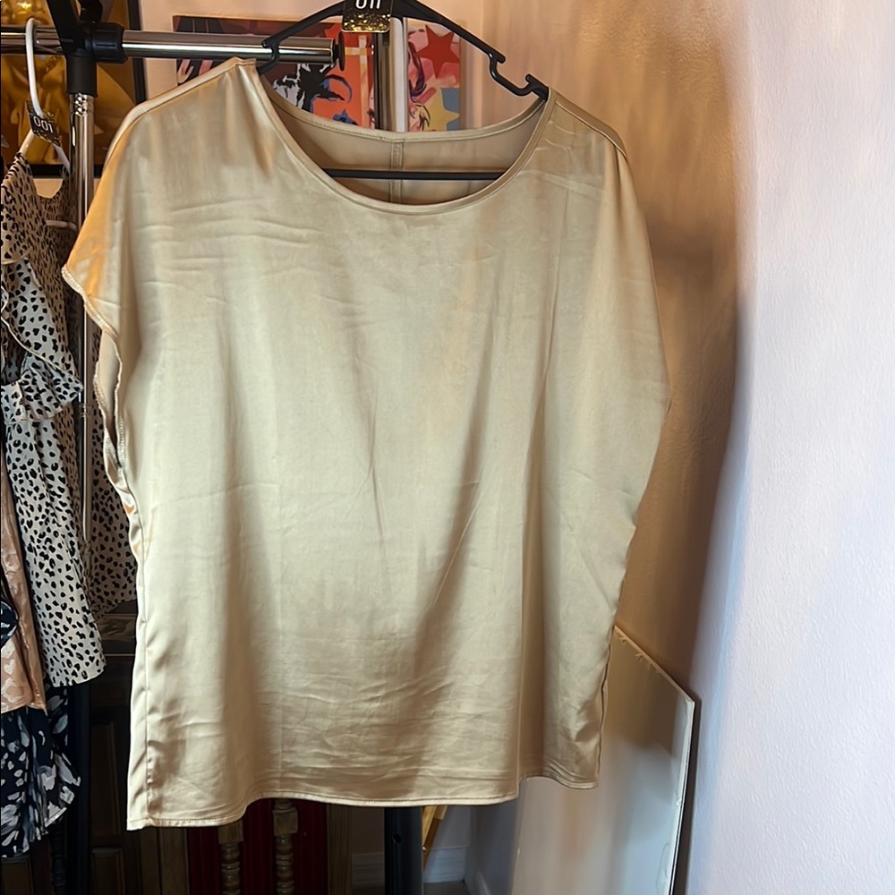 Elegant Cream Women's Top